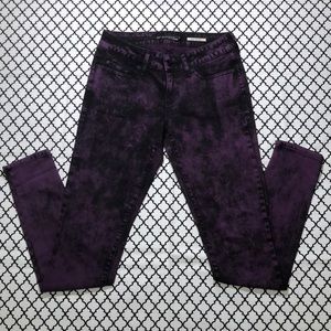 Hot Topic Purple & Black Skinny Jeans <3